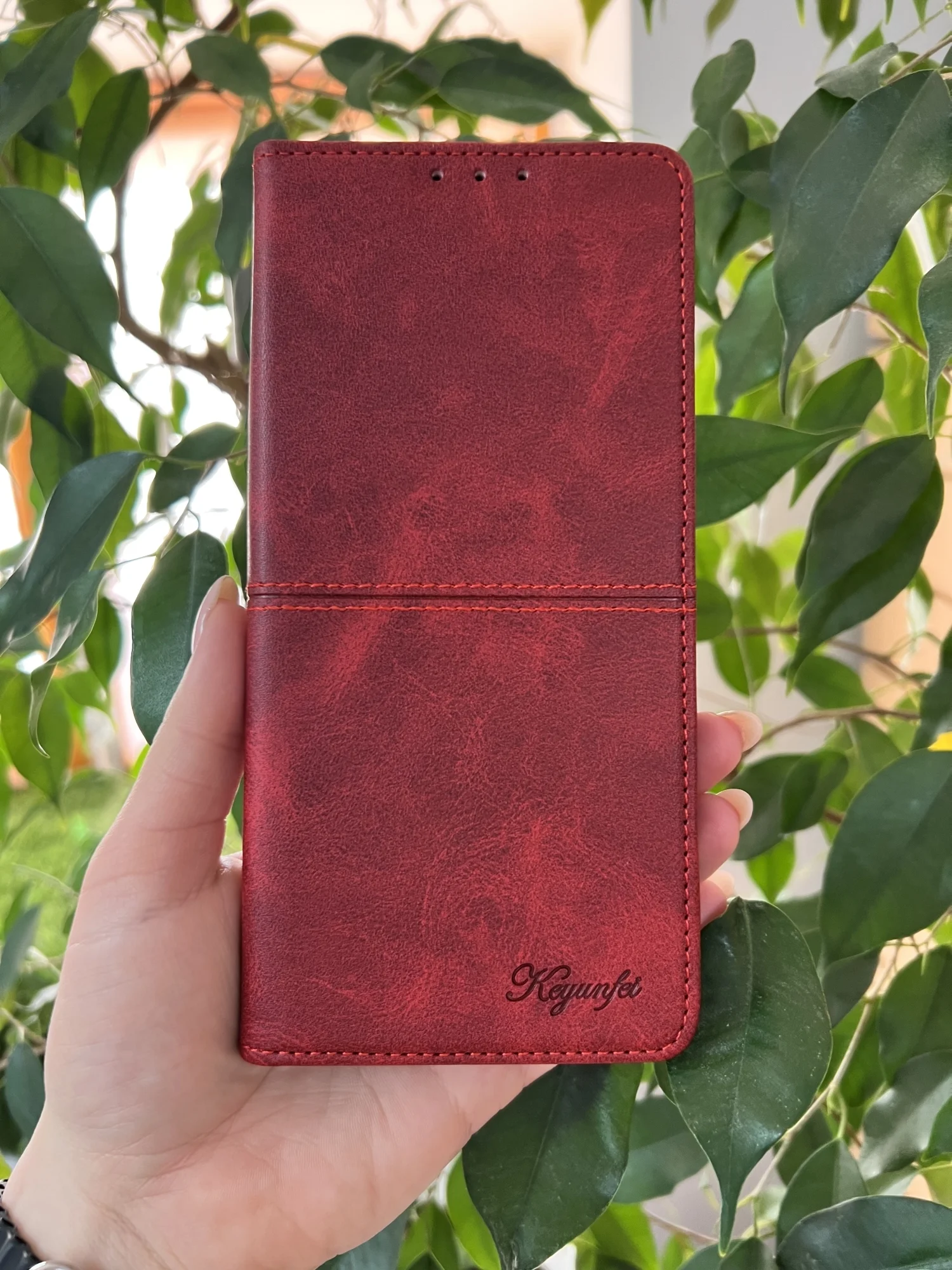 Красный чехол книжка elitcase для Xiaomi Redmi 13C 4G и Poco C65 / Редми 13С 4G и Поко С65
