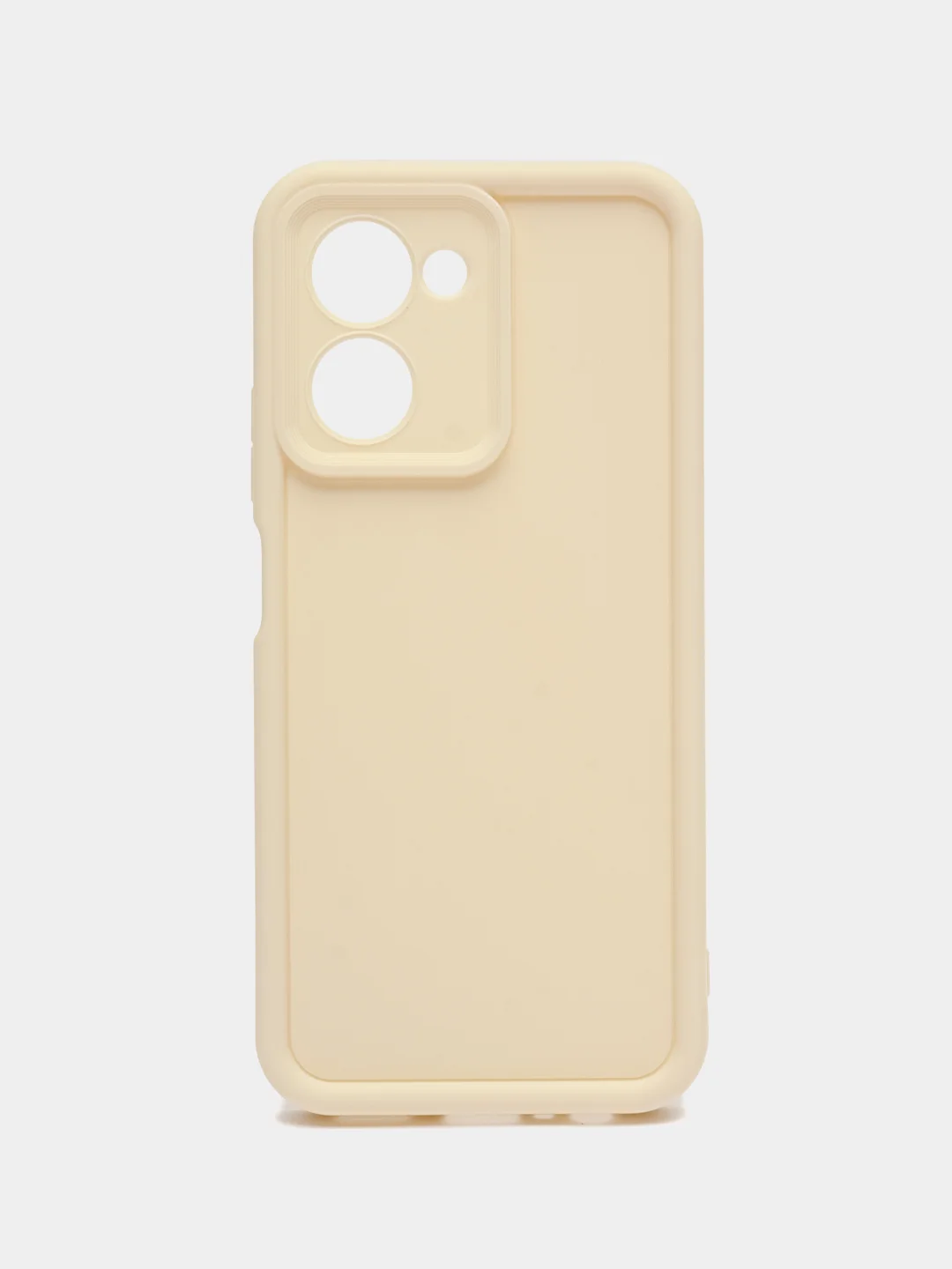 Молочный чехол для Realme C33 4G, Реалми С33 4 джи противоударный, с высокими бортиками