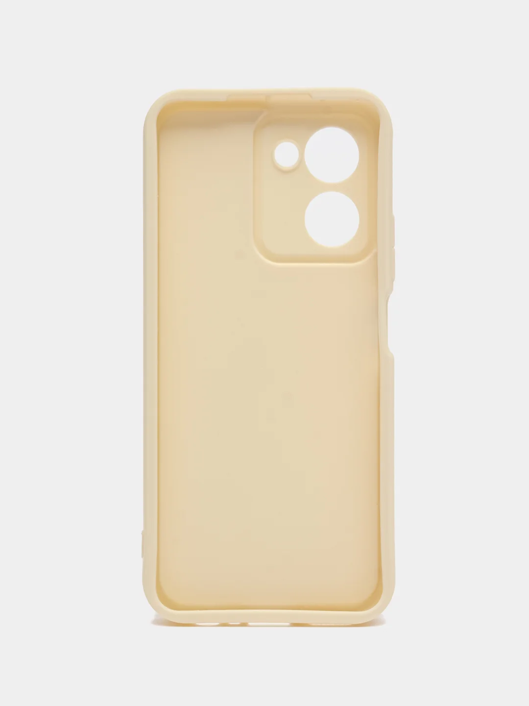Молочный чехол для Realme C33 4G, Реалми С33 4 джи противоударный, с высокими бортиками