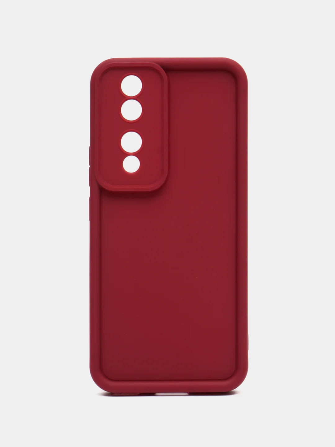 Бордовый чехол для Honor 90 5G  (Хонор 90 5 джи), противоударный, с бортиками