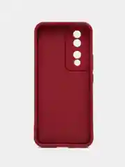 Бордовый чехол для Honor 90 5G  (Хонор 90 5 джи), противоударный, с бортиками