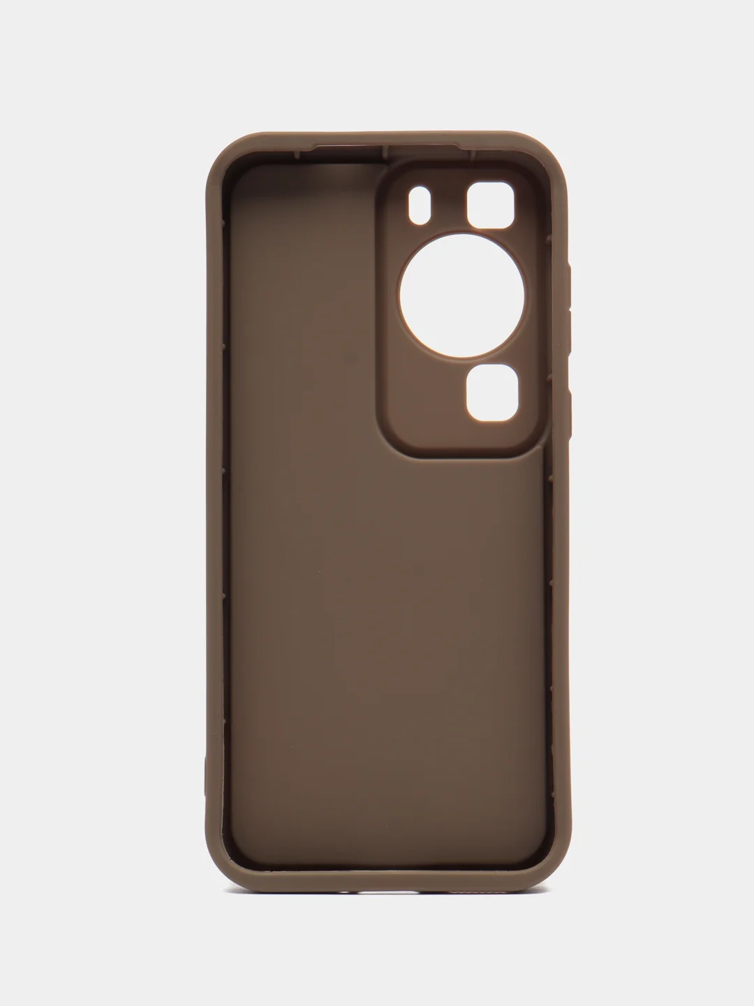 Коричневый чехол для HUAWEI P60 / P60 Pro, Хуавей П60 / П60 про, противоударный, с бортиками