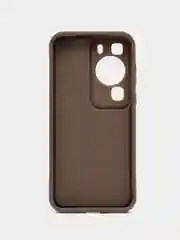 Коричневый чехол для HUAWEI P60 / P60 Pro, Хуавей П60 / П60 про, противоударный, с бортиками