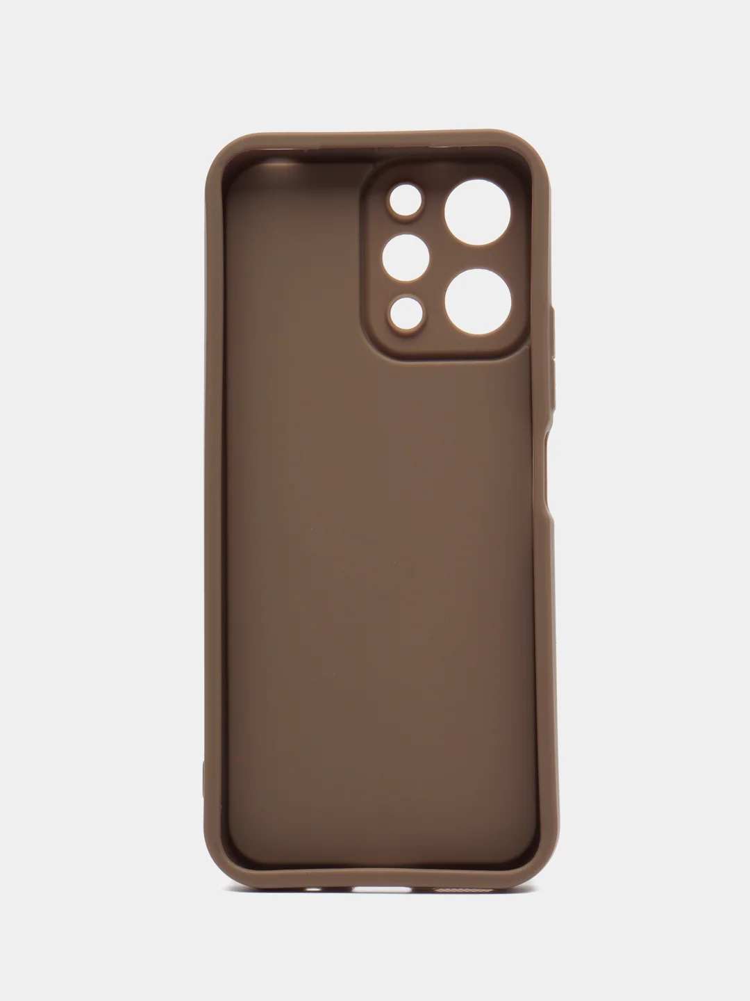 Коричневый чехол для Xiaomi Redmi 12 4G, Сяоми Редми 12 4G, противоударный, с бортиками