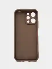 Коричневый чехол для Xiaomi Redmi 12 4G, Сяоми Редми 12 4G, противоударный, с бортиками