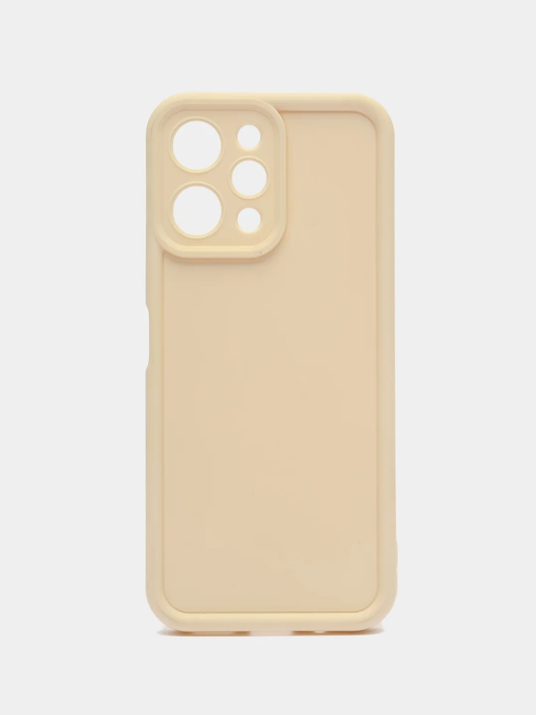 Молочный чехол для Xiaomi Redmi 12 4G, Сяоми Редми 12 4G, противоударный, с бортиками