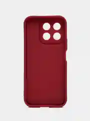 Бордовый чехол для Honor X8B (Хонор Х8б), противоударный, с бортиками