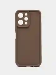 Коричневый чехол для Xiaomi Redmi 12 4G, Сяоми Редми 12 4G, противоударный, с бортиками