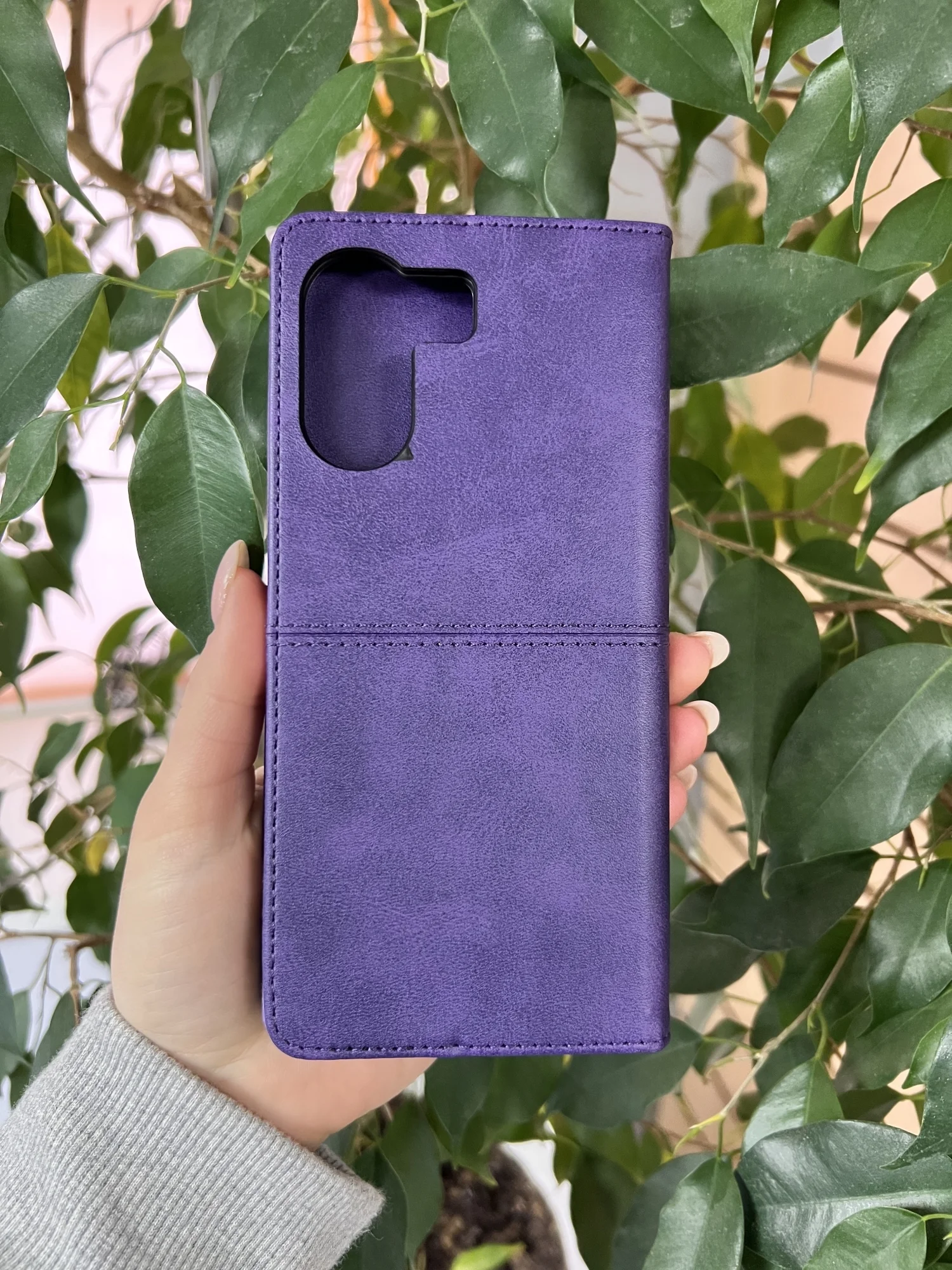 Фиолетовый чехол книжка elitcase для Xiaomi Redmi 13C 4G и Poco C65 / Редми 13С 4G и Поко С65