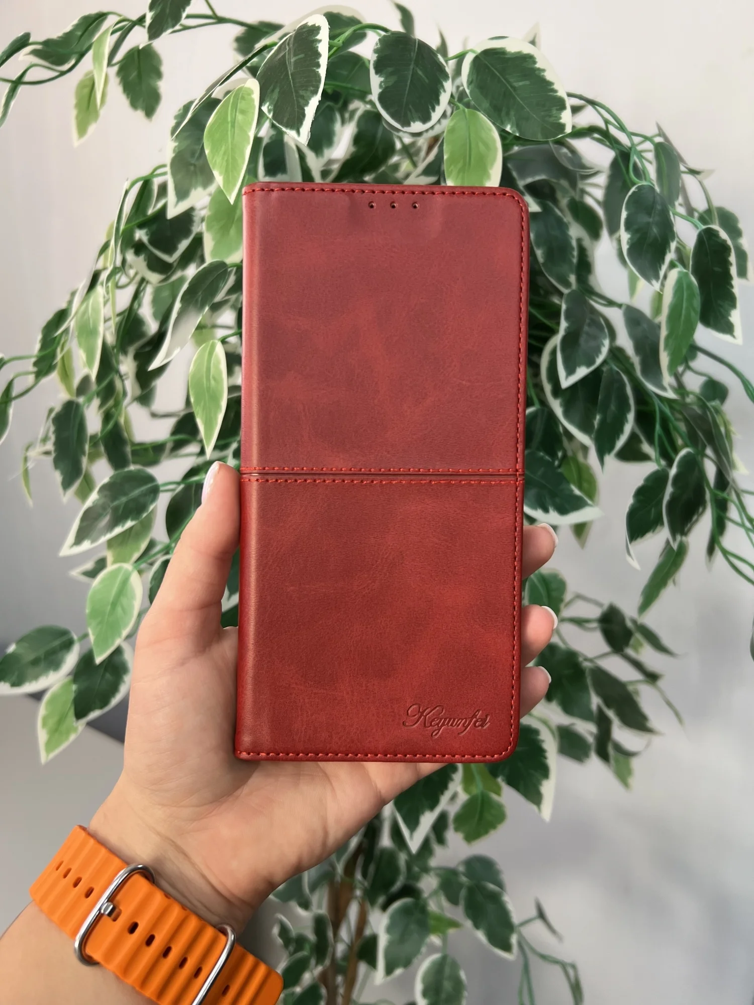 Красный чехол книжка elitcase для Xiaomi Redmi 13 4G и Poco M6 4G / Редми 13 4G и Поко М6 4G