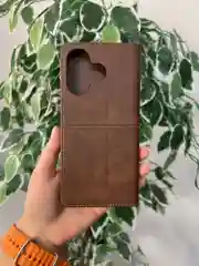 Тёмно-коричневый чехол книжка elitcase для Xiaomi Redmi 13 4G и Poco M6 4G / Редми 13 4G и Поко М6 4G