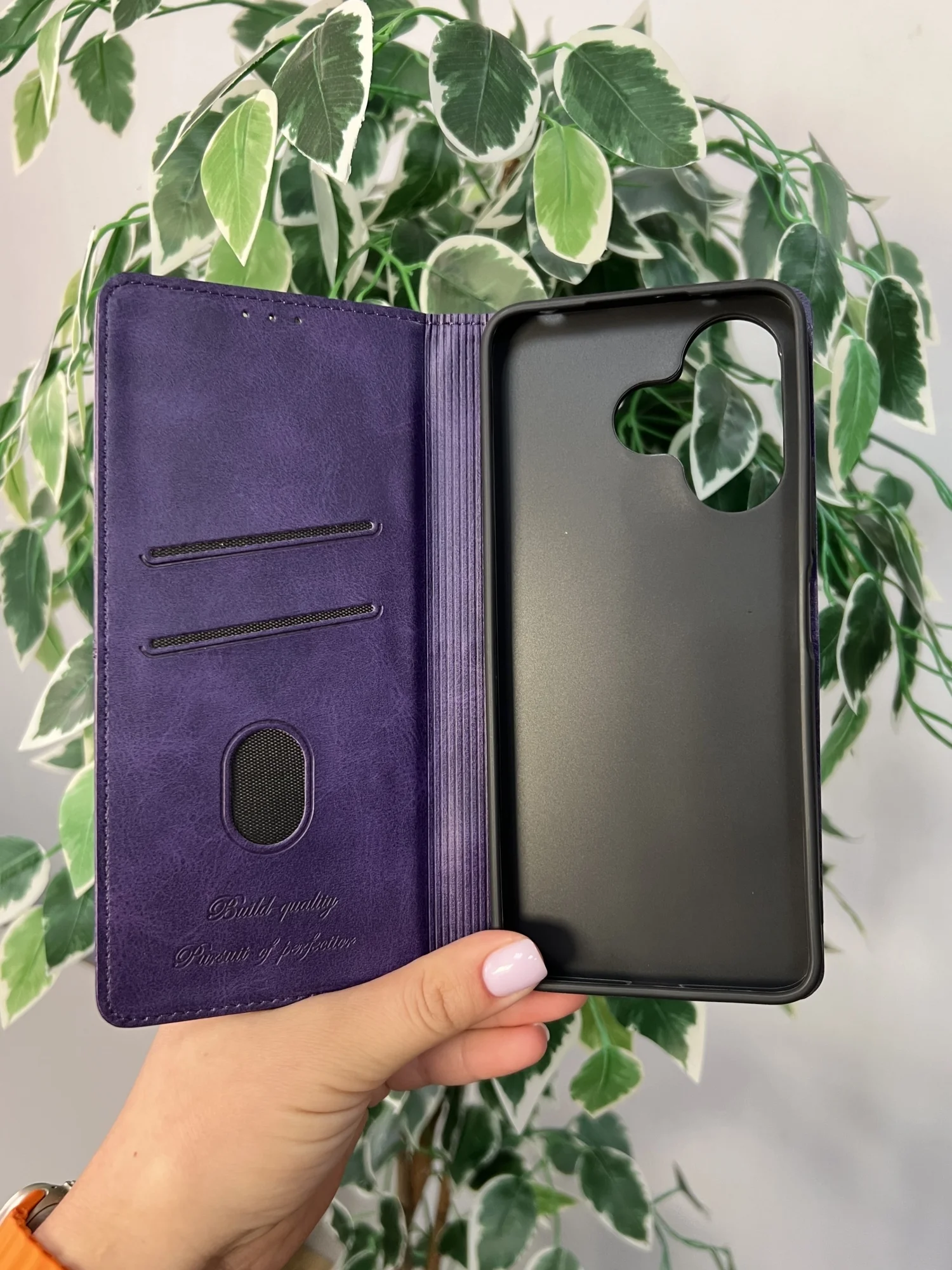 Фиолетовый чехол книжка elitcase для Xiaomi Redmi 13 4G и Poco M6 4G / Редми 13 4G и Поко М6 4G
