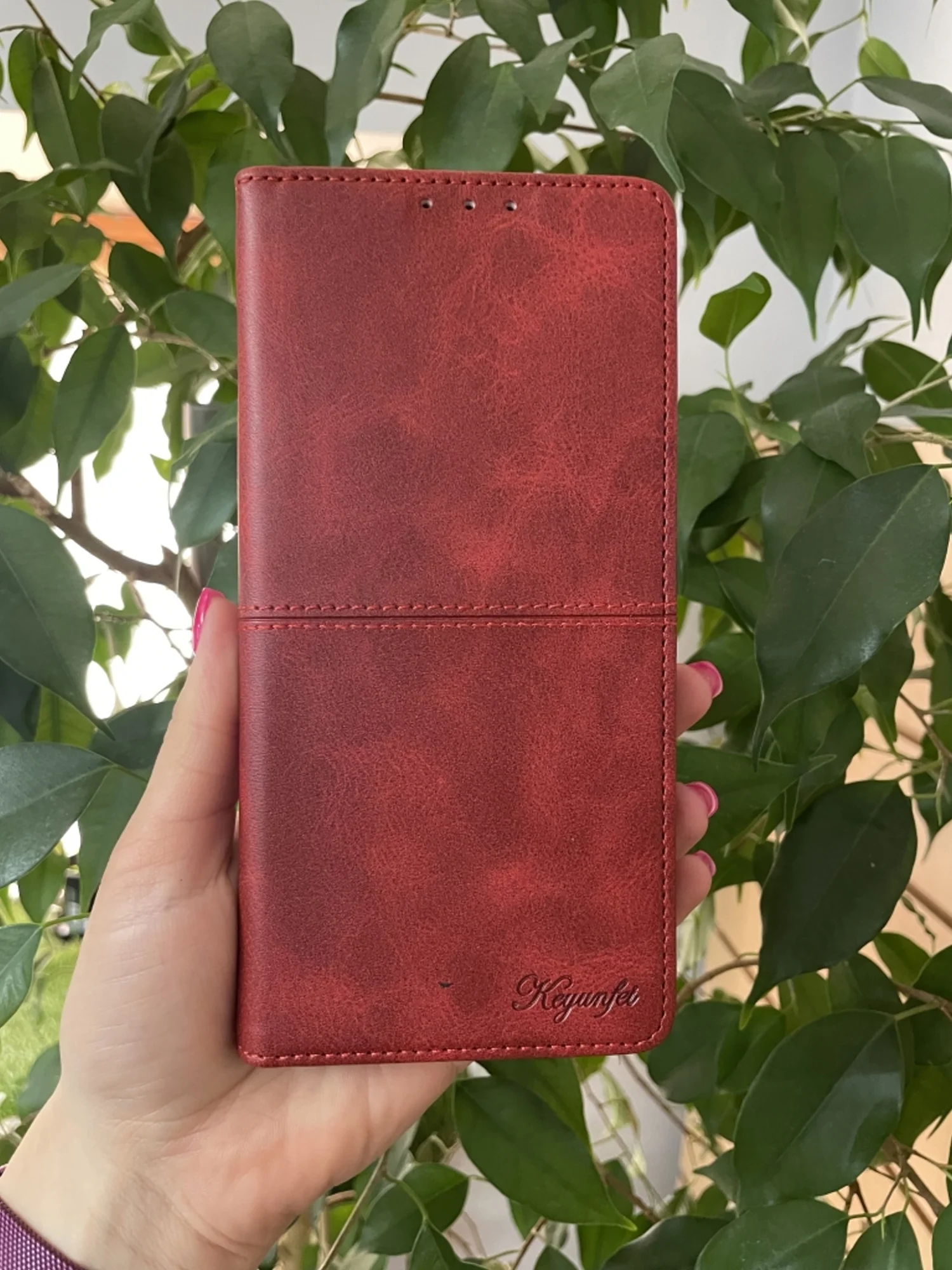Красный чехол книжка elitcase для Xiaomi Redmi 12C / Редми 12С