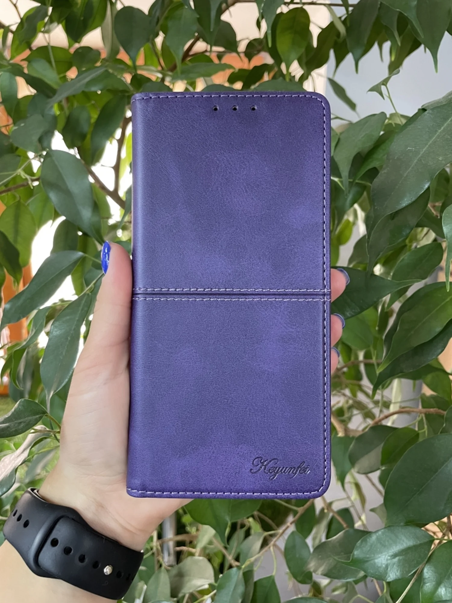 Фиолетовый чехол книжка elitcase для Xiaomi Redmi 12C / Редми 12С