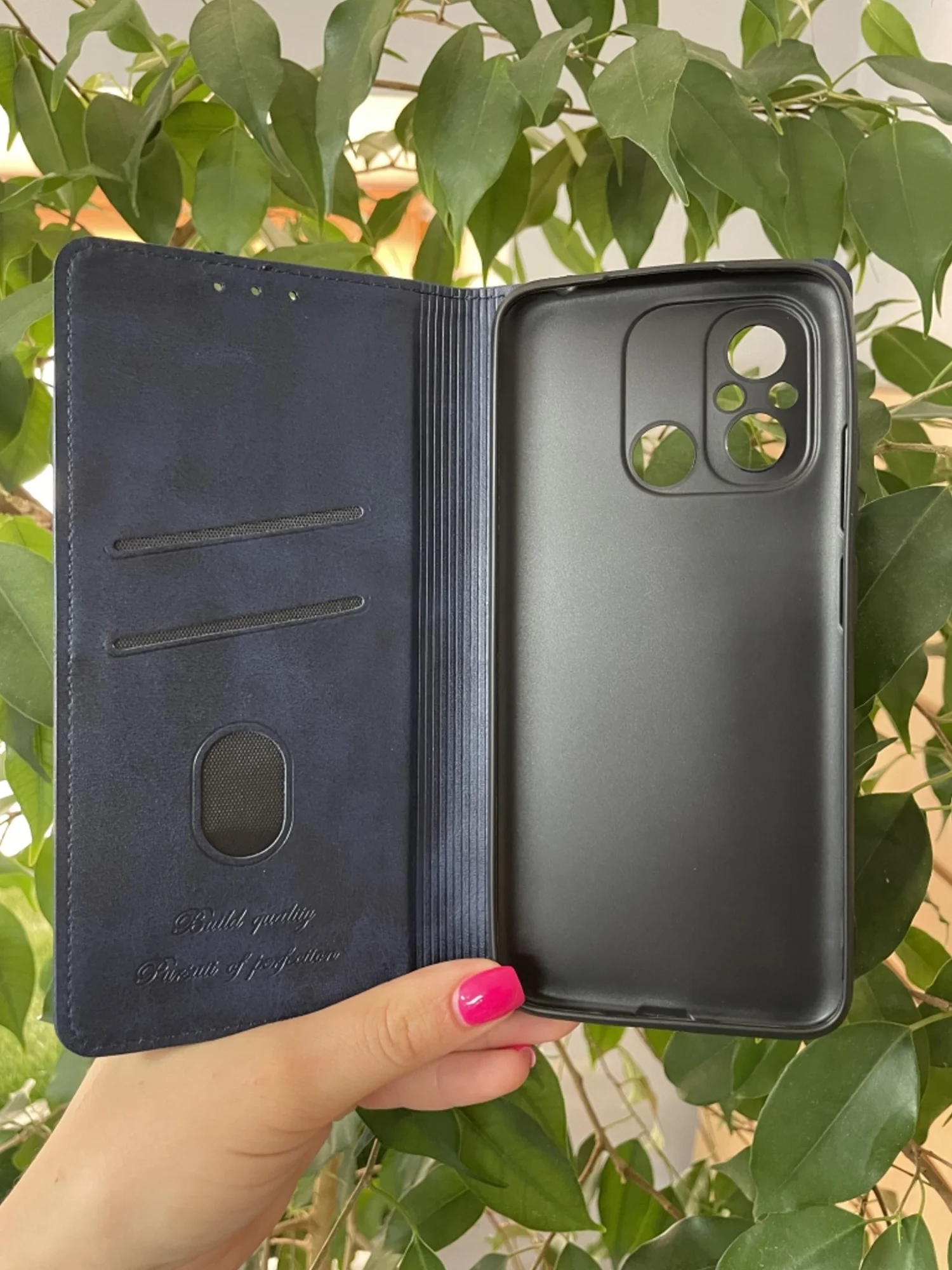 Синий чехол книжка elitcase для Xiaomi Redmi 12C / Редми 12С