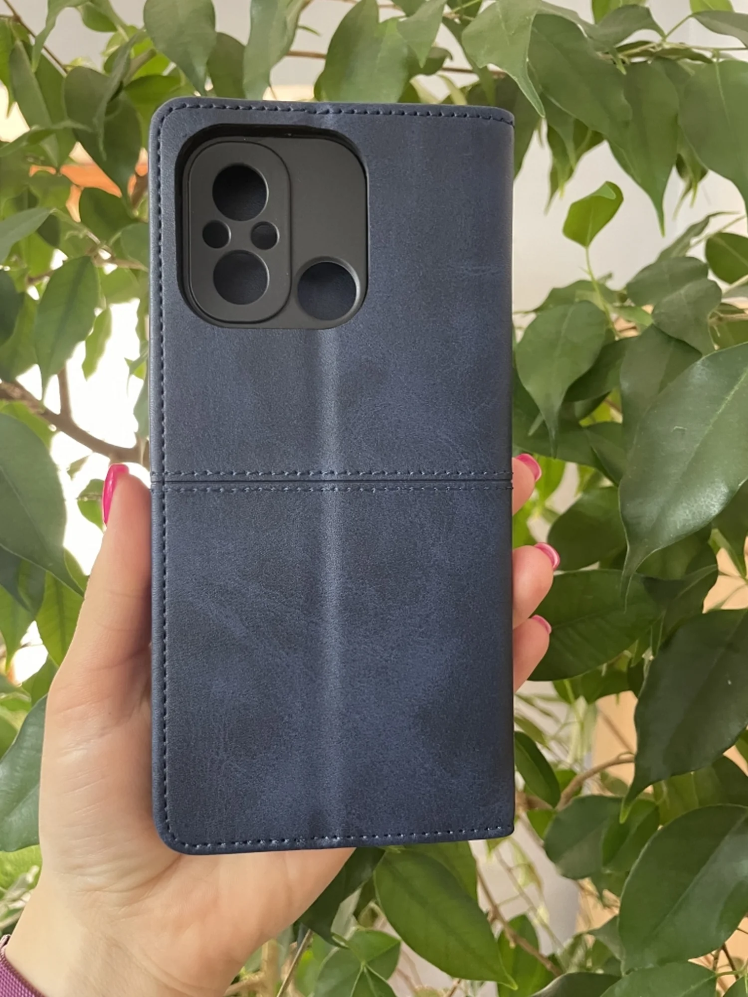 Синий чехол книжка elitcase для Xiaomi Redmi 12C / Редми 12С
