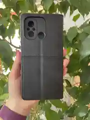 Черный чехол книжка elitcase для Xiaomi Redmi 12C / Редми 12С