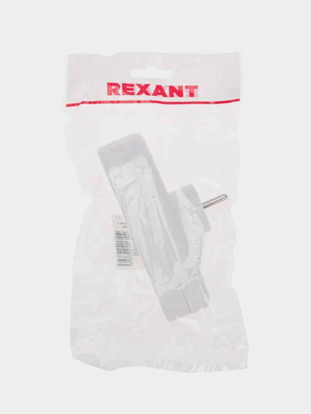 Тройник электрический REXANT, линейный, 10 А, вертикальный, без заземления, белый