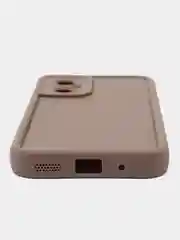 Коричневый чехол для Xiaomi Poco M4 5G / Poco M5, Поко М4 5джи, противоударный, с бортиками