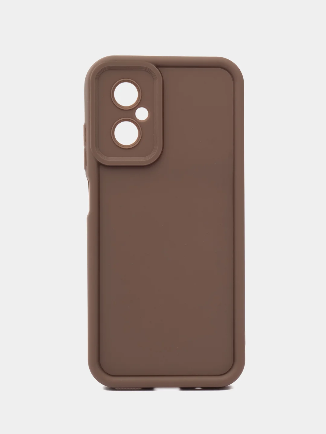 Коричневый чехол для Xiaomi Poco M4 5G / Poco M5, Поко М4 5джи, противоударный, с бортиками