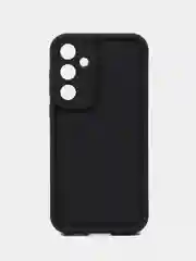 Черный чехол для Samsung Galaxy A55, Самсунг Галакси А55, противоударный, с высокими бортиками