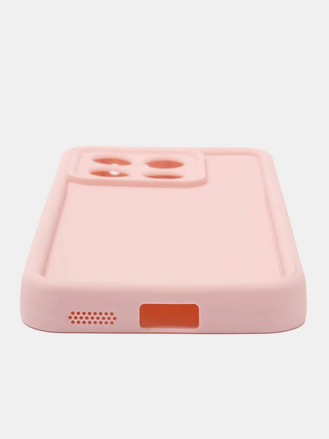 Розовый чехол для Xiaomi Poco X6 Pro 5G (Поко Х6 Про) противоударный, с бортиками