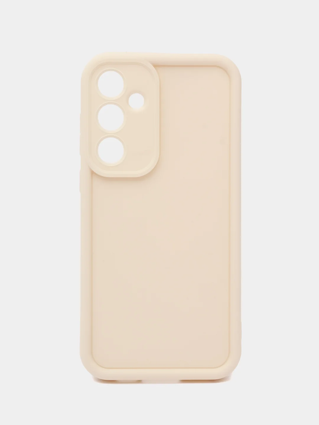 Молочный чехол для Samsung Galaxy A55, Самсунг Галакси А55, противоударный, с высокими бортиками