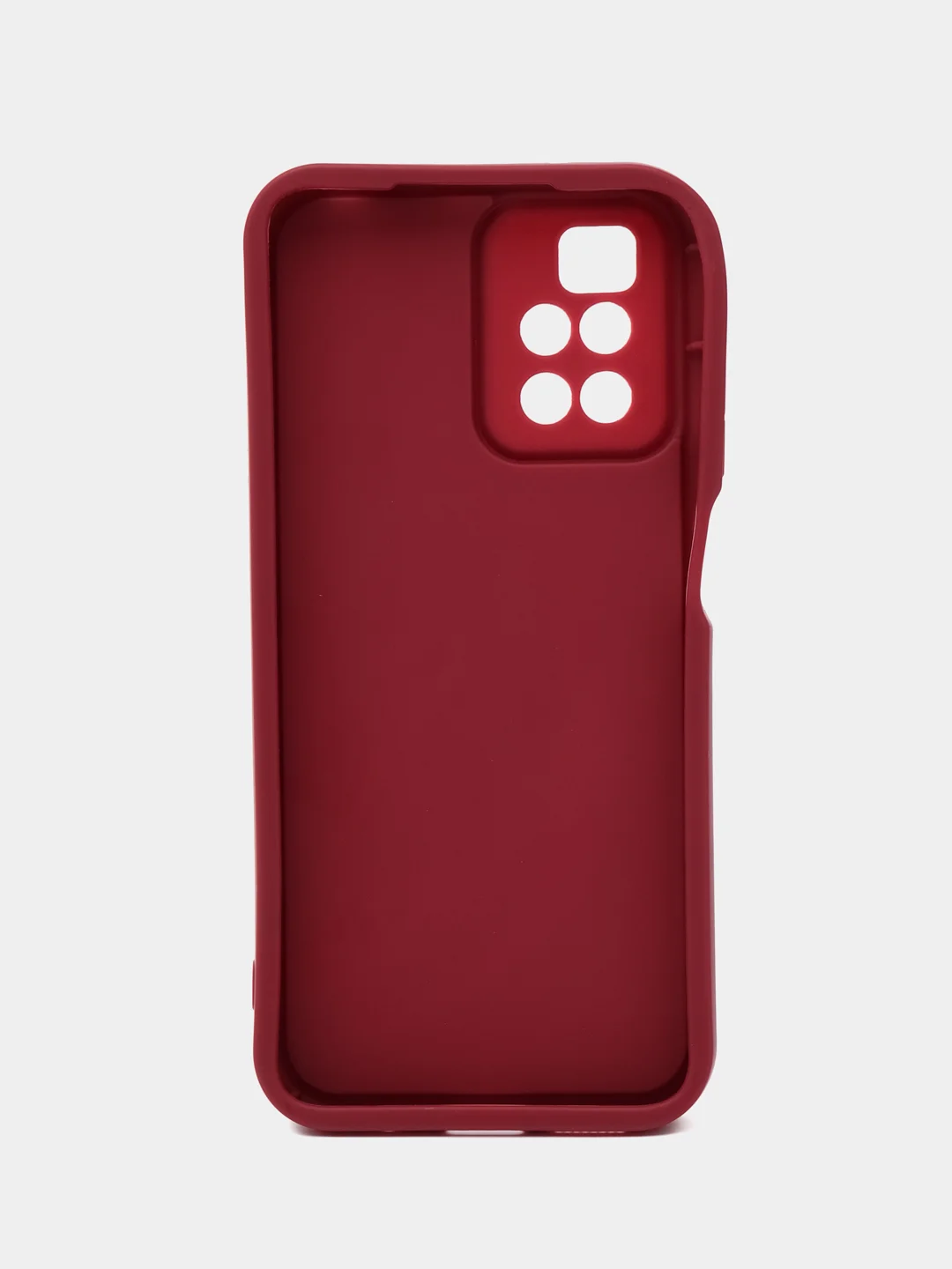 Бордовый чехол для Xiaomi Redmi 10 2022 4G (Сяоми Редми 10 4G), противоударный, с бортиками