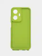 Зеленый чехол для Realme C55 4G, Реалми С55 4 джи противоударный, с высокими бортиками