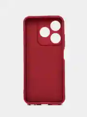 Бордовый чехол для Tecno Spark 10 / Spark 10C (Техно Спарк 10 / 10С) противоударный, с бортиками