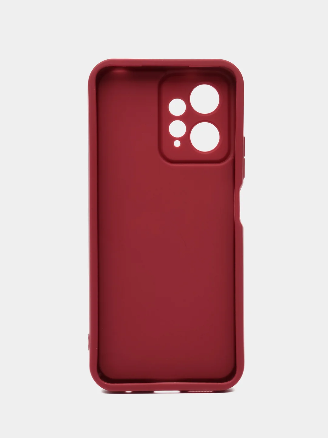Бордовый чехол для Xiaomi Redmi Note 12 4G, Редми Нот 12 4 джи, противоударный, с бортиками