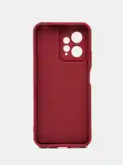 Бордовый чехол для Xiaomi Redmi Note 12 4G, Редми Нот 12 4 джи, противоударный, с бортиками