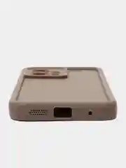 Коричневый чехол для Xiaomi Redmi Note 12 4G, Редми Нот 12 4 джи, противоударный, с бортиками