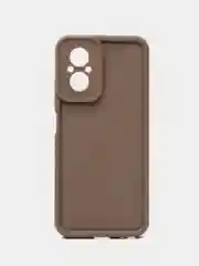 Коричневый чехол для Realme C67 4G, Реалми С67 противоударный, с высокими бортиками