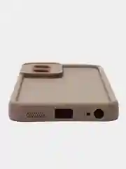 Коричневый чехол для Realme C67 4G, Реалми С67 противоударный, с высокими бортиками
