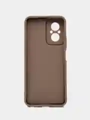 Коричневый чехол для Realme C67 4G, Реалми С67 противоударный, с высокими бортиками