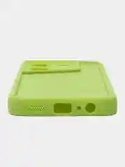 Зеленый чехол для Tecno Pova 5 4G, Техно пова 5 4 джи,  противоударный, с бортиками