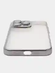 Тёмно-серый чехол для iPhone15ProMax, цвет титан