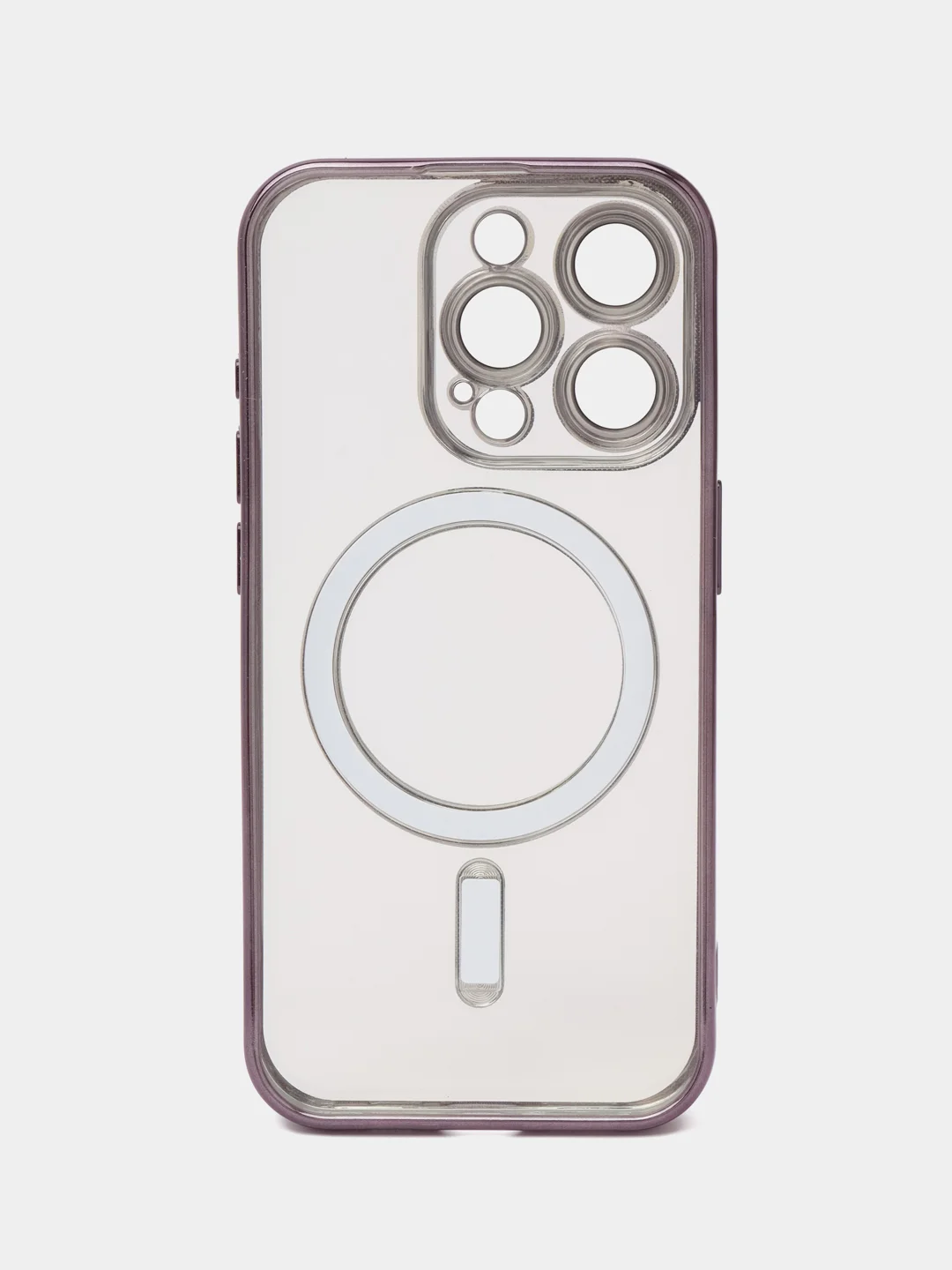 Фиолетовый чехол для iPhone15Pro, цвет фиолетовый