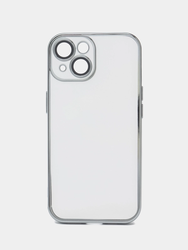 Чехол для iPhone15, цвет титан