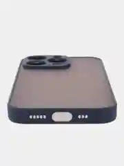 Синий чехол для iPhone 14Pro, цвет синий