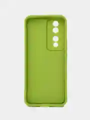 Зеленый чехол для Honor 90 5G  (Хонор 90 5 джи), противоударный, с бортиками