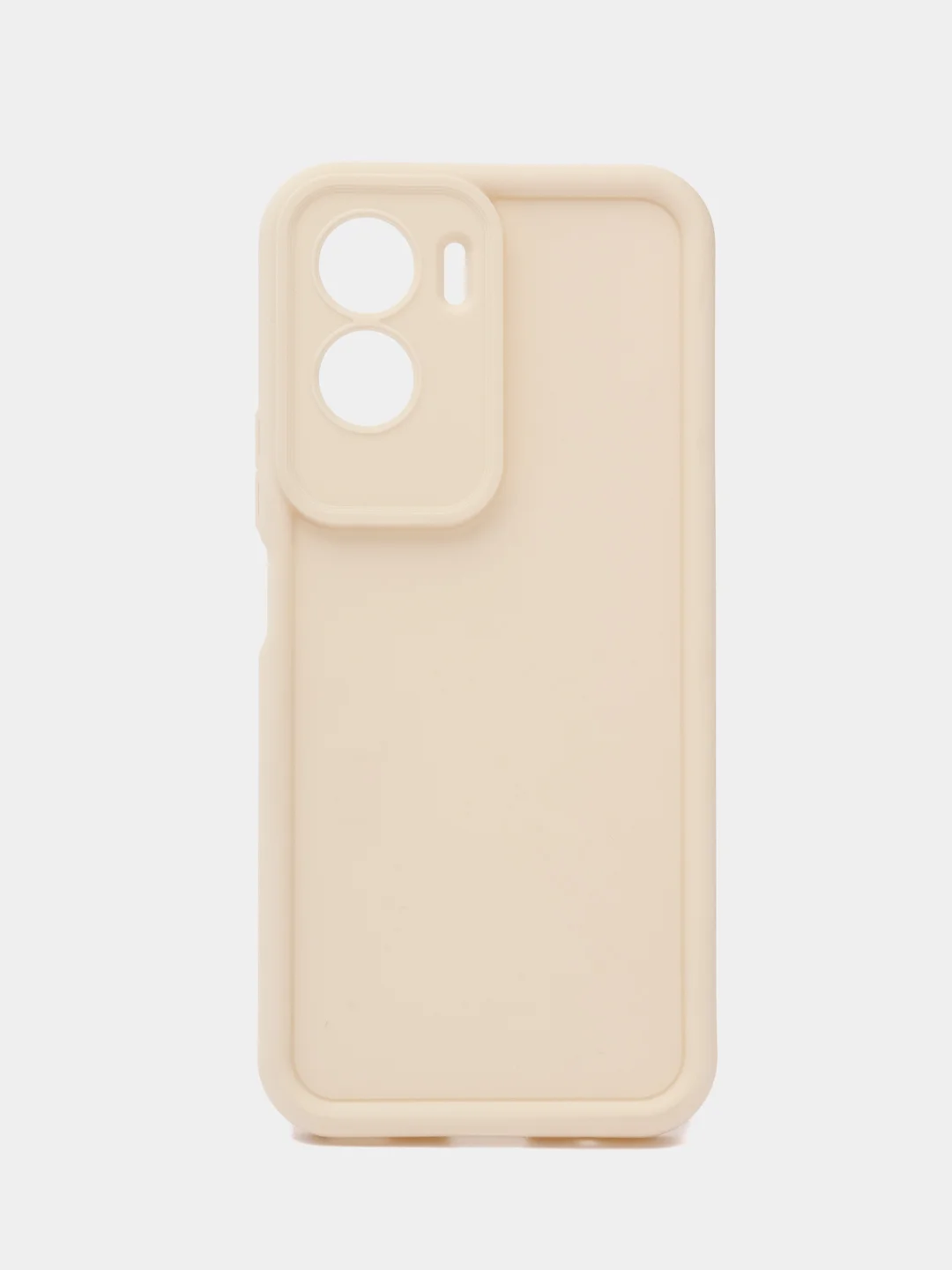 Молочный чехол для Honor 90 Lite  (Хонор 90 лайт), противоударный, с бортиками