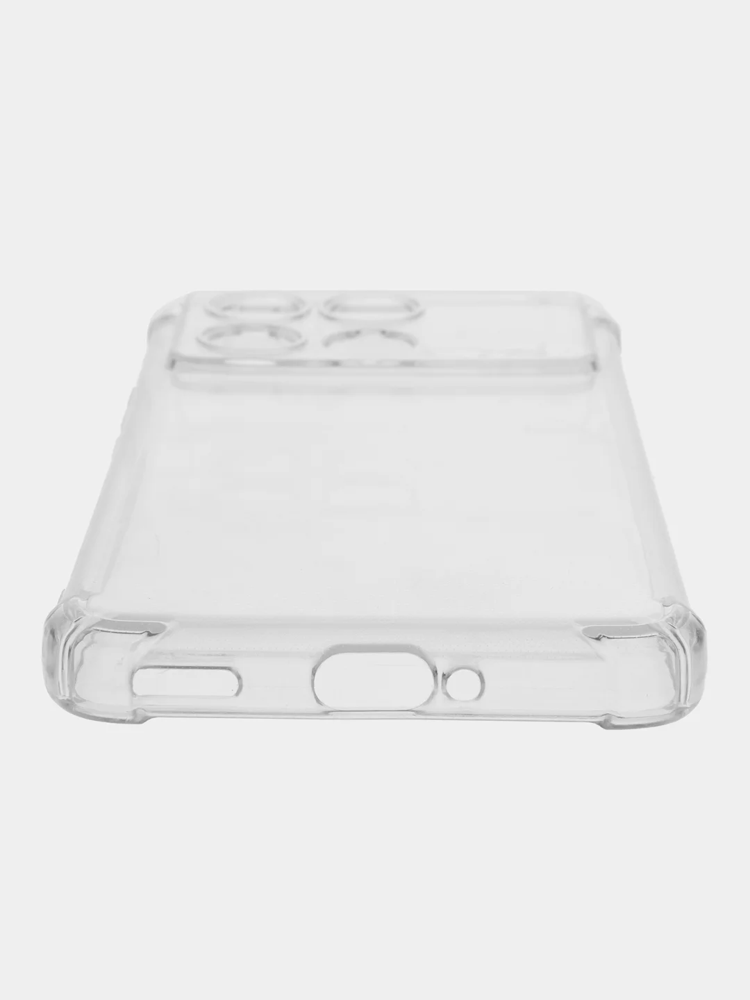 Прозрачный чехол для Xiaomi POCO F6 Pro / Redmi K70 / K70 Pro Сяоми Поко Ф6 Про, прозрачный, черный