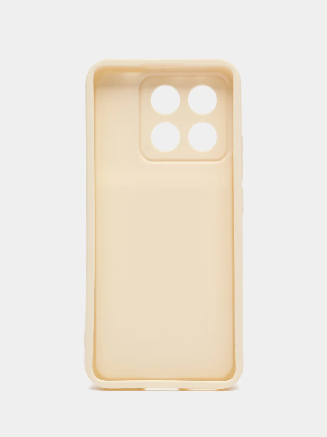 Молочный чехол для Xiaomi Poco X6 Pro 5G (Поко Х6 Про) противоударный, с бортиками