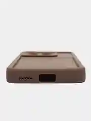 Коричневый чехол для Xiaomi Poco X6 Pro 5G (Поко Х6 Про) противоударный, с бортиками