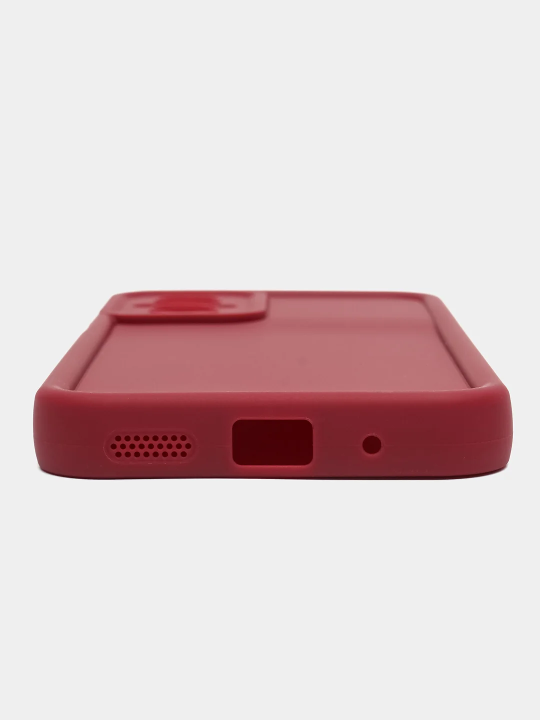 Бордовый чехол для Xiaomi Poco M5 4G, Поко М5 4джи, противоударный, с бортиками