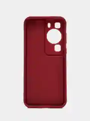 Бордовый чехол для HUAWEI P60 / P60 Pro, Хуавей П60 / П60 про, противоударный, с бортиками