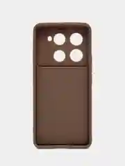 Коричневый чехол для Infinix Note 40, Infinix Note 40 Pro Plus 5G (Инфиникс Ноут 40 Про )