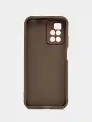 Коричневый чехол для Xiaomi Redmi 10 2022 4G (Сяоми Редми 10 4G), противоударный, с бортиками